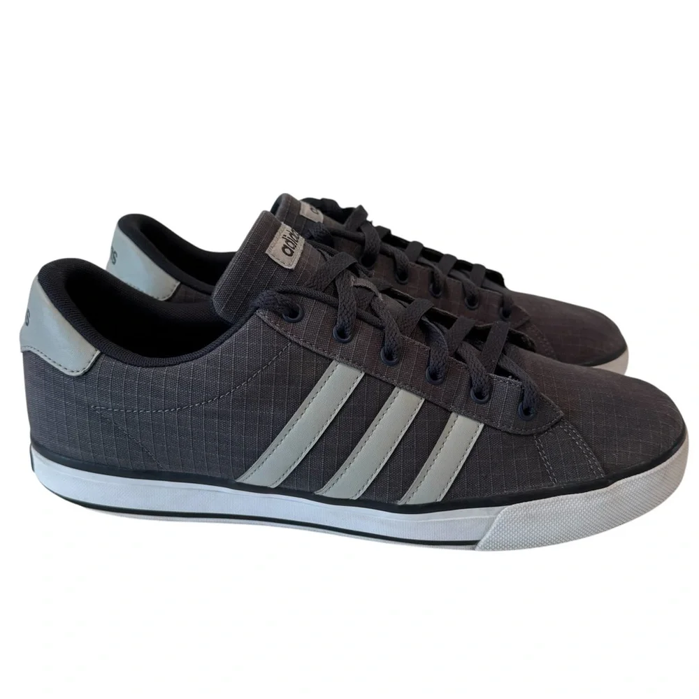 Adidas Neo SE Daily Vulc F38360 Blue Gray White Sneakers Shoes Men‎ Size 13
